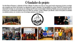 Educação - Drone para a realização do projeto social Trilhando