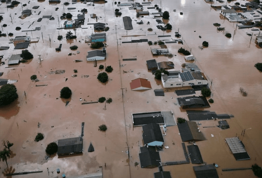 Campanha para recuperação de danos após enchente no Bairro Campina em São Leopoldo