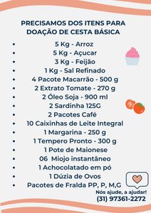 Dia de Doar - Nos ajude a ajudar!