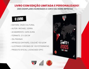 Livro - Livro 2005: O ANO TRICOLOR (edição limitada e personalizada)
