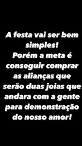 Vaquinha Online - Nos ajude a comprar as alianças! 