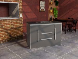 Ubá/MG - Financiamento: Armário para Área Gourmet