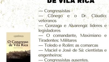 Pré-venda do livro: O Congresso de Vila Rica