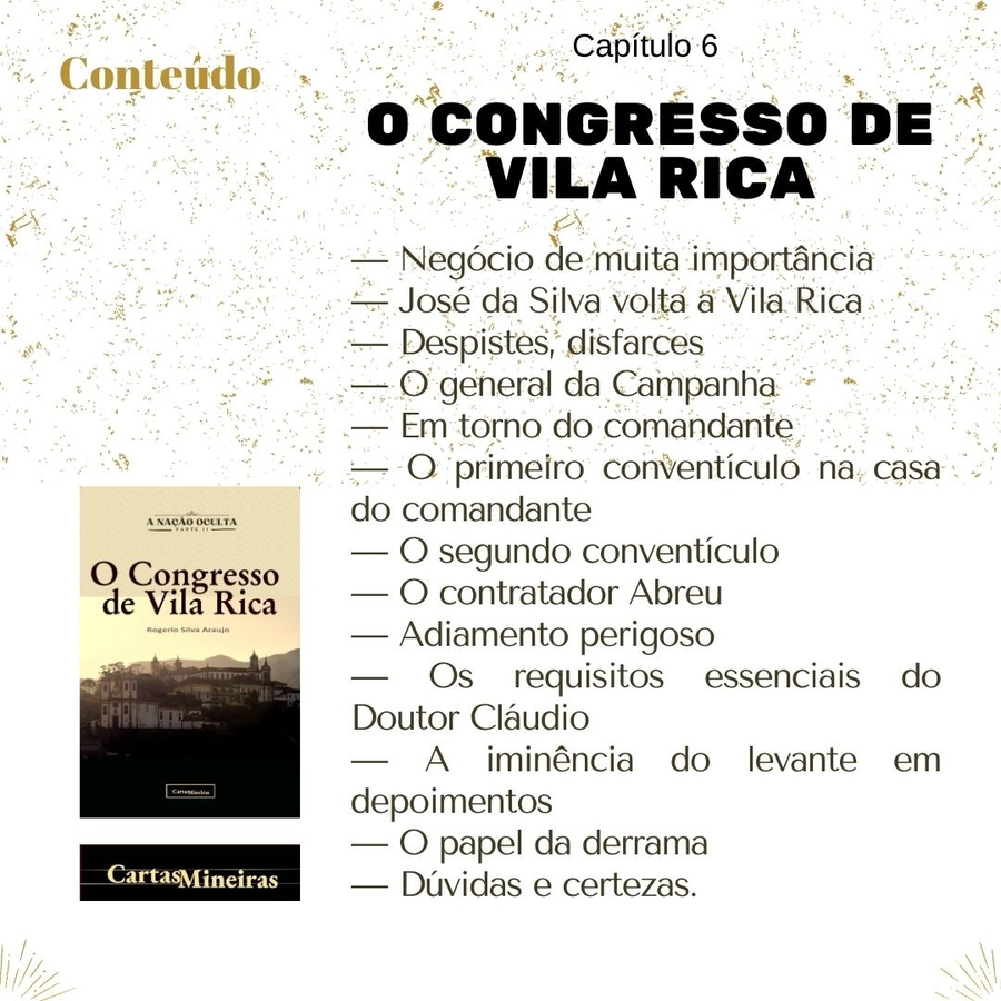 Pré-venda do livro: O Congresso de Vila Rica imagem 8
