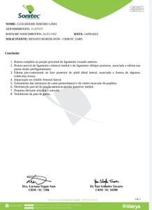 Reconstituição LCA e LCM do Gui Lima