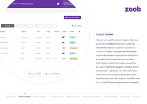 Start Up e Tecnologia - Startup: Zoob Gestão Financeira