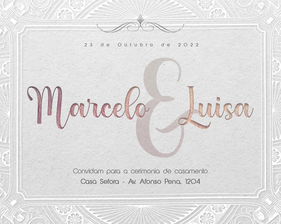 Casamento Marcelo & Luisa
