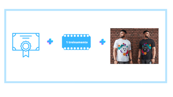 Certificado + Blusa + Treinamento