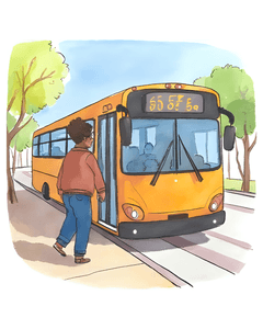 Transporte para 1 jovem ir à entrevista de emprego