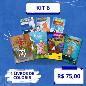 4 Livros de Colorir