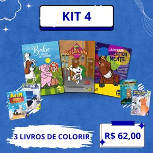 3 Livros de Colorir