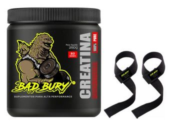Creatina - 250g + Strap da marca Bad Bury.