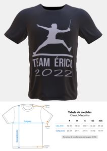 Camiseta Masculina Team Érico 2022