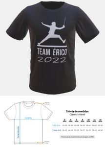 Camiseta Infantil Team Érico 2022