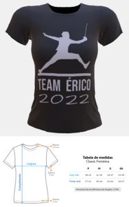 Camisa Feminina Team Érico 2022