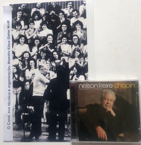 Livro do Klaus + CD do Nelson Freire