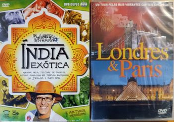 DVD - Londres & Paris - Índia Exótica