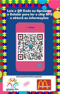 Nome/logo no cracha