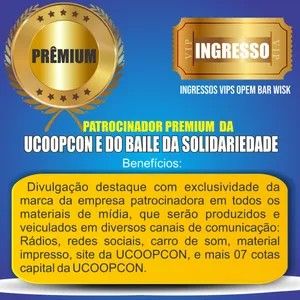 Patrocinador Premium do Baile e da UCOOPCON
