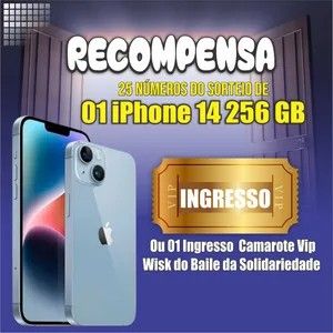 Sorteio de 1 iPhone 14 ou 01 Camarote Wisk do Baile