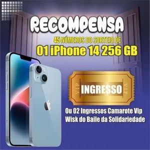 Sorteio de 1 iPhone 14 ou 02 Camarote Wisk do  Baile