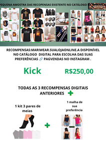 Kit 3 pares de meias+1 malha + os 3 produtos digitais 