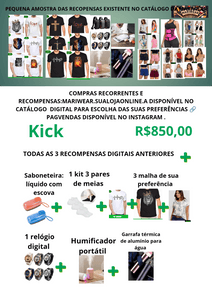 8 Produtos físicos+3 produtos digitais