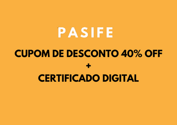 Cupom de 40% de Desconto + Certificado Digital