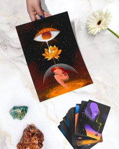 2 Prints + Meditação+Leitura