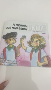 Livro infantil: A menina que não bebia leite