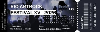 Ingresso INDIVIDUAL para os DOIS dias (RARF XV - 2026)