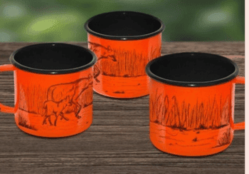 Caneca ágata esmaltada (grande)