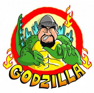 Adesivo Godzilla