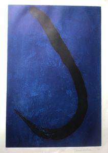 Gravura Azul de Tomie Ohtake