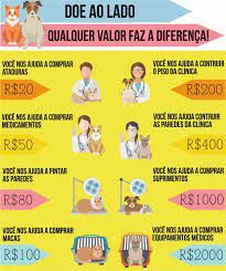 valores das contribuições da vaquinha Focinhos de Luz