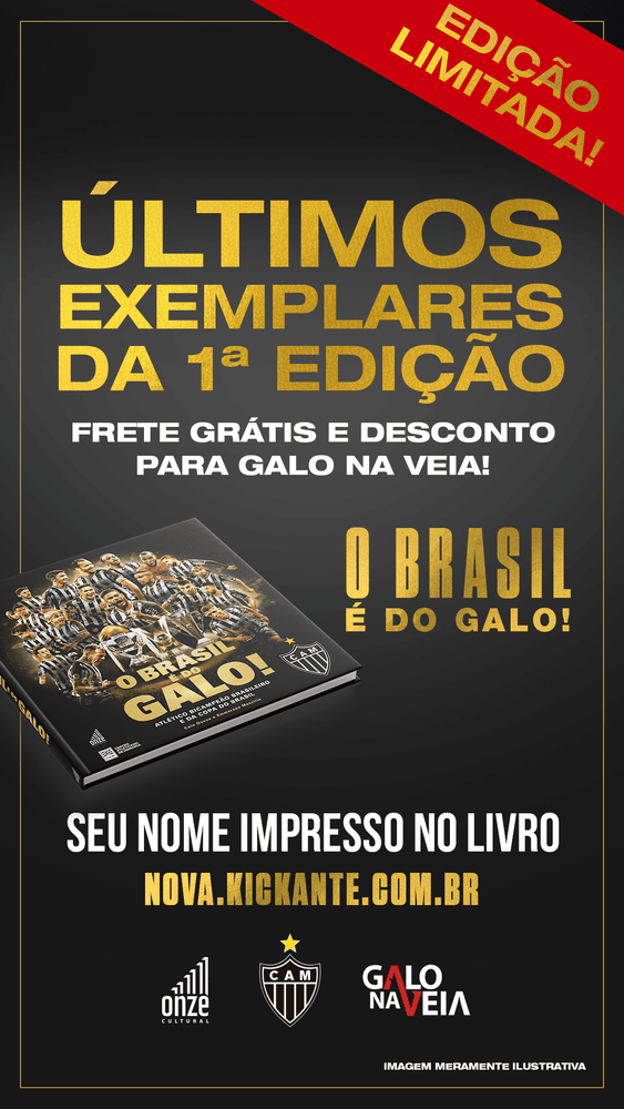 O Brasil é do Galo – Frete grátis para SP, RJ, MG e ES – Onze Cultural