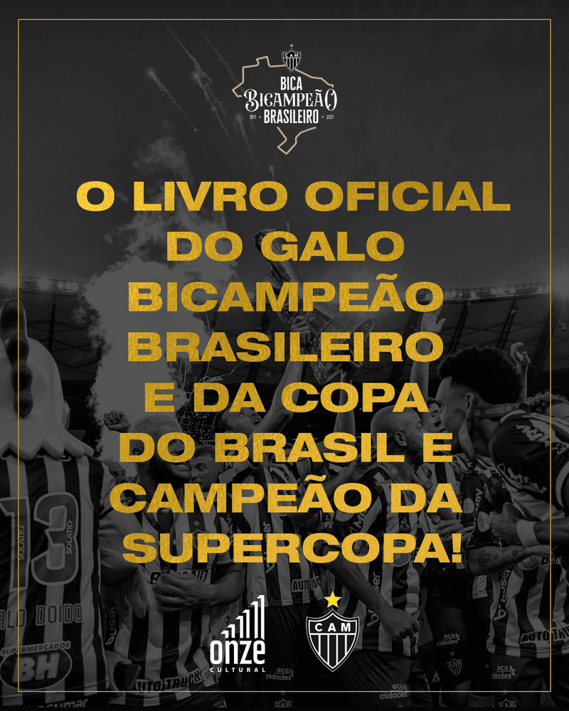 O Brasil é do Galo – Frete grátis para SP, RJ, MG e ES – Onze Cultural