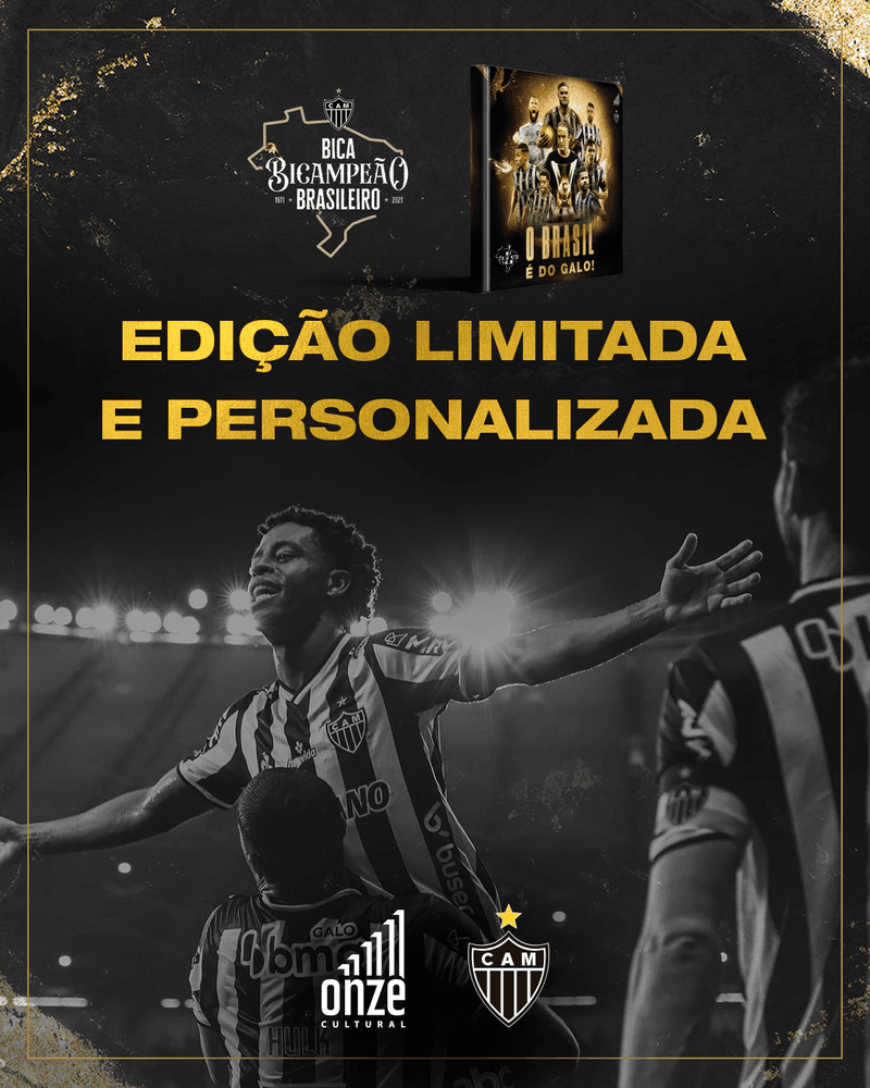 O Brasil é do Galo – Frete grátis para SP, RJ, MG e ES – Onze Cultural